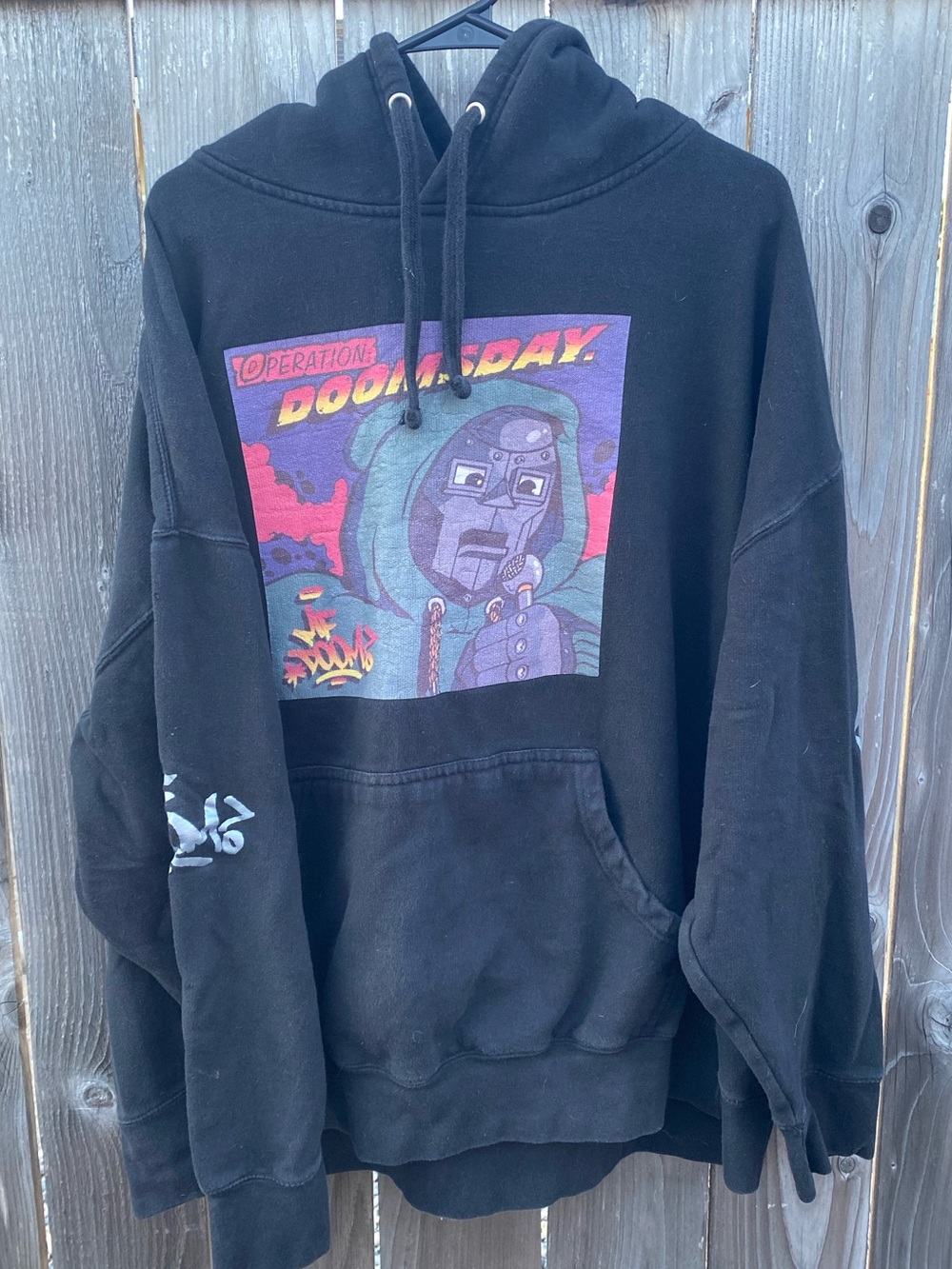 MF Doom Operation Doomsday Hoodie Sweatshirt Men’s 3XL Hip Hop Rap